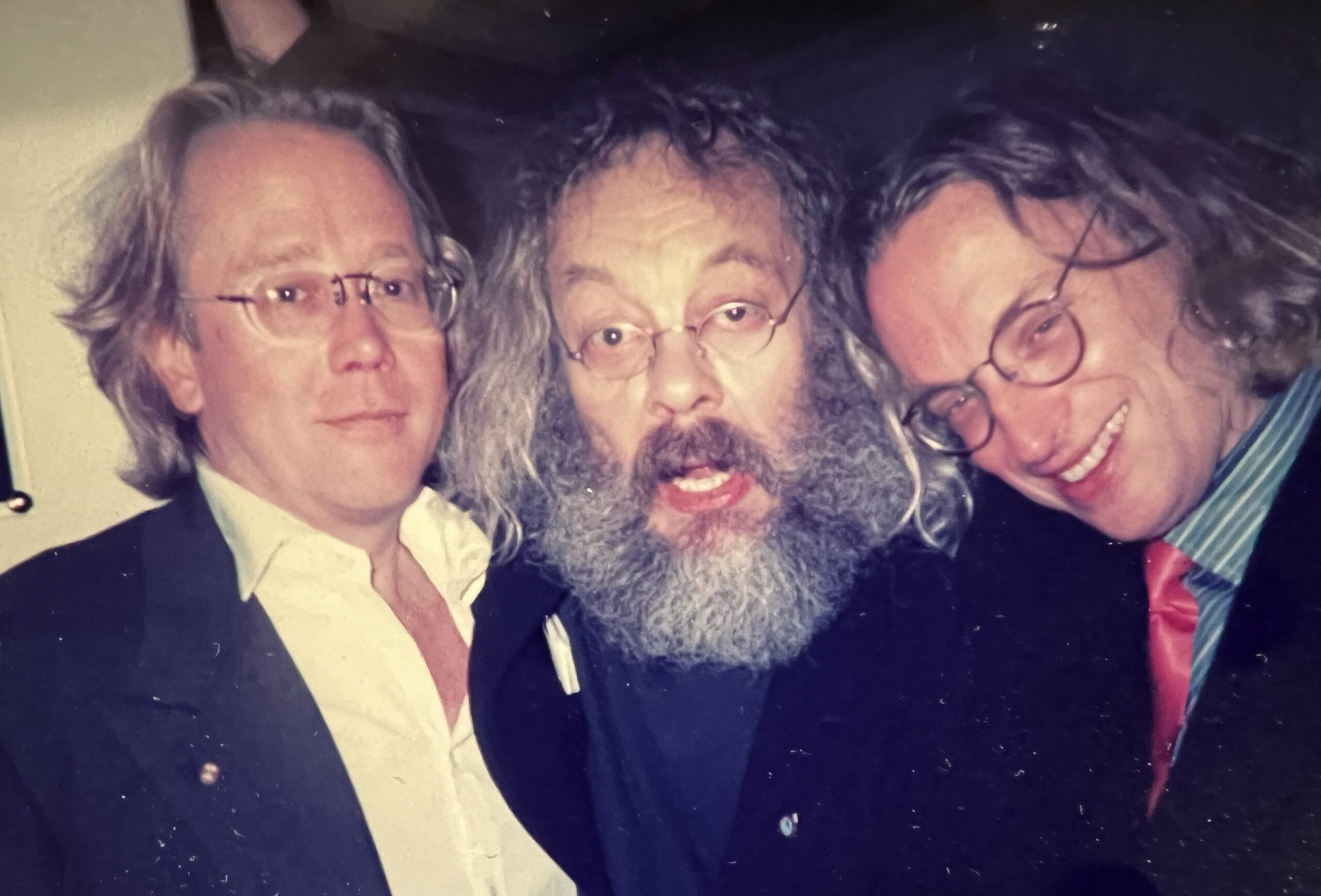 Gary Fisketjon, Harry Rowohlt (half brother of Heinrich), and Morgan Entrekin, c. the late 1980s.