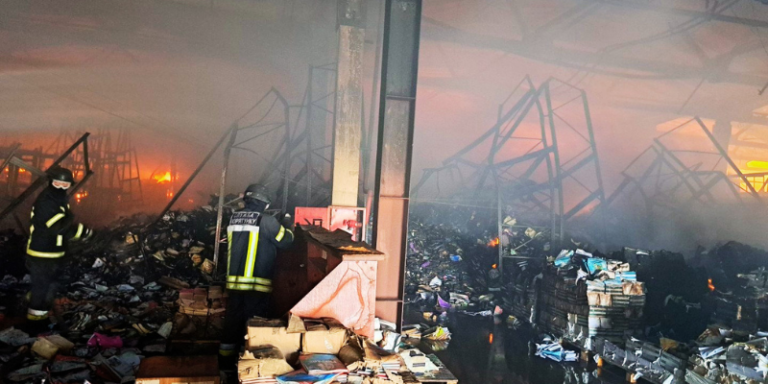 Ranok fire Ukraine